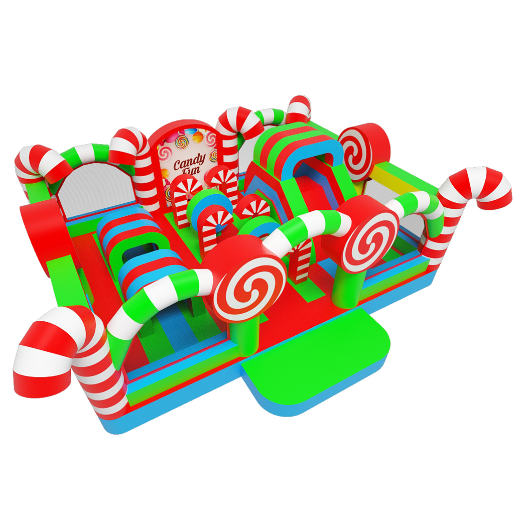 Dmuchany plac zabaw "Cukierki" sala zabaw - dmuchańce