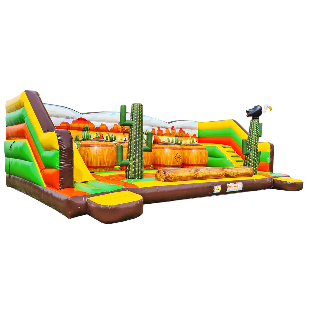 Big ballers WESTERN tor przeszkód dmuchane kule - dmuchańce