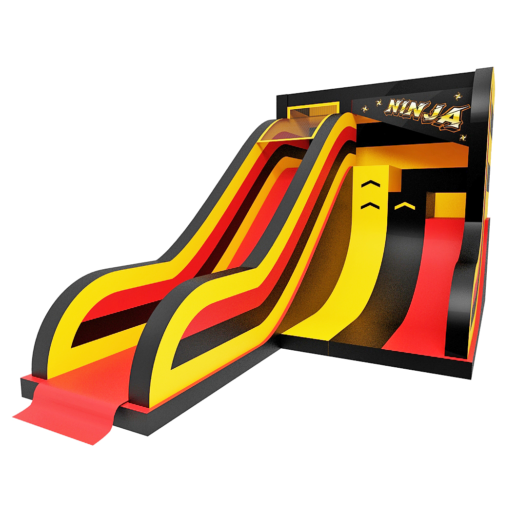 Dmuchany TOR NINJA do wbiegania - dmuchańce