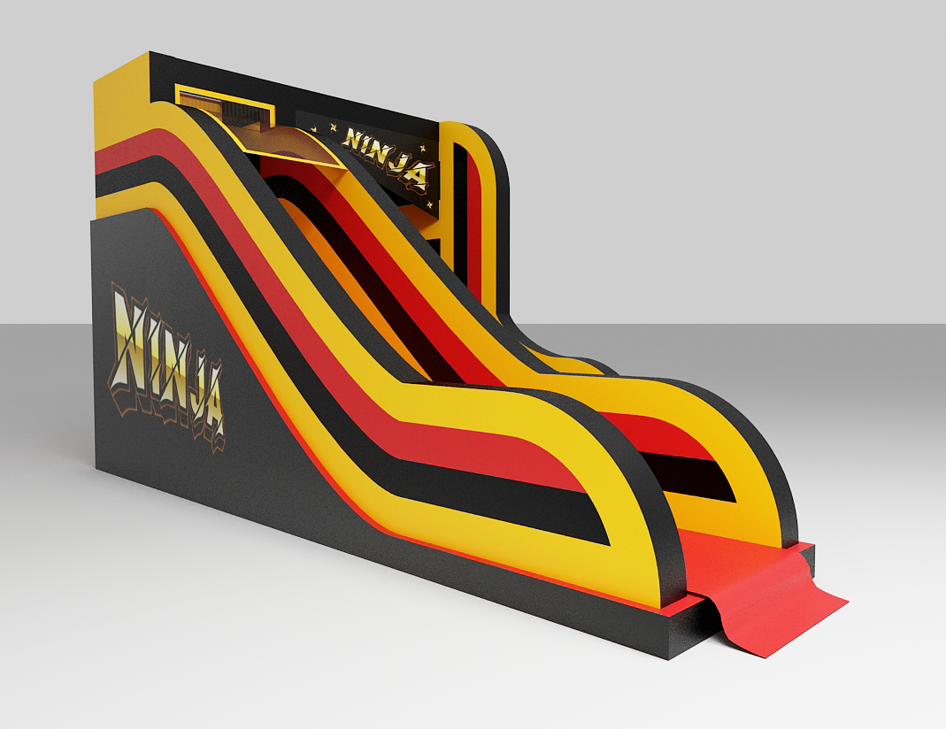 Dmuchany TOR NINJA do wbiegania - dmuchańce - Image 15