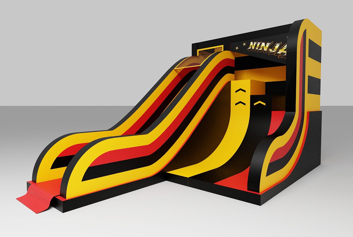 Dmuchany TOR NINJA do wbiegania - dmuchańce - Image 14