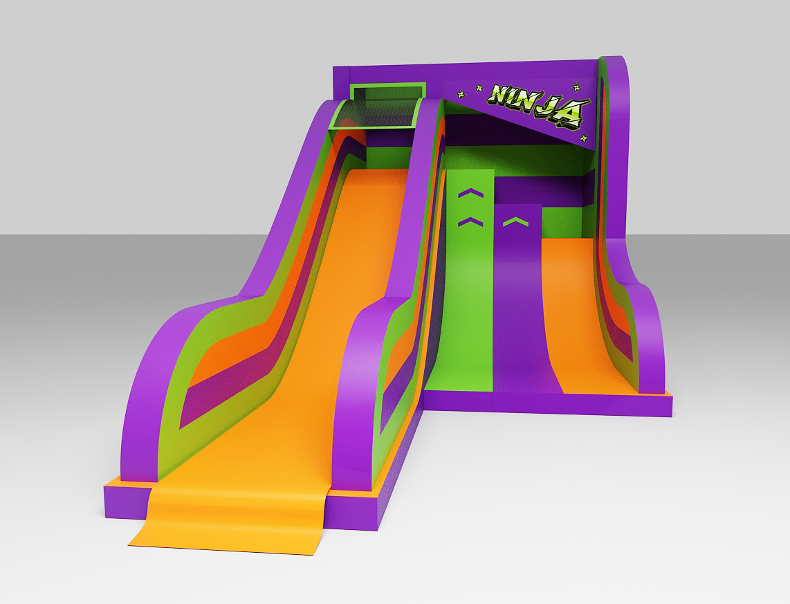 Dmuchany TOR NINJA do wbiegania - dmuchańce - Image 12