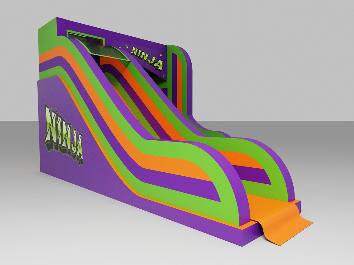 Dmuchany TOR NINJA do wbiegania - dmuchańce - Image 11