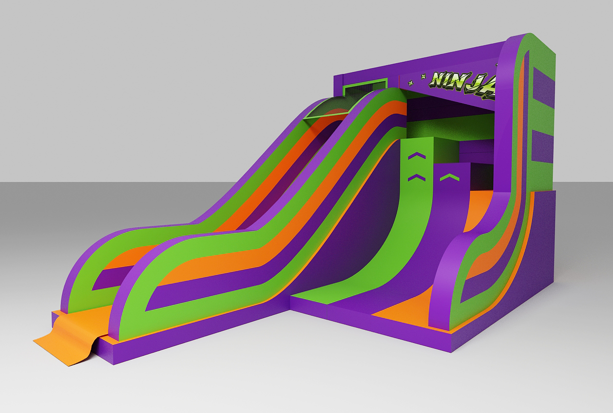 Dmuchany TOR NINJA do wbiegania - dmuchańce - Image 13