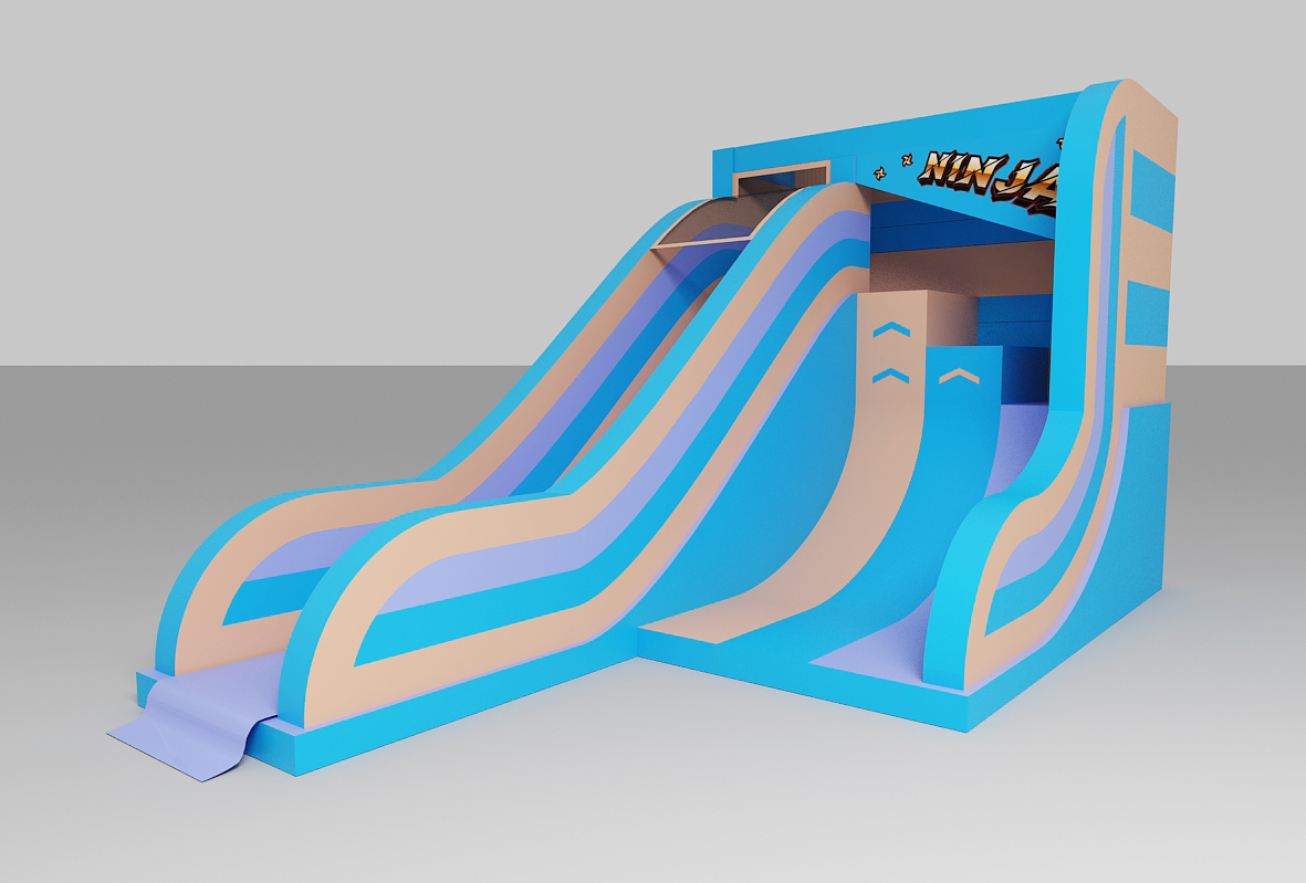 Dmuchany TOR NINJA do wbiegania - dmuchańce - Image 8