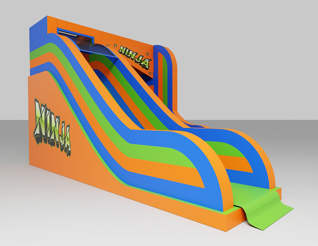 Dmuchany TOR NINJA do wbiegania - dmuchańce - Image 4