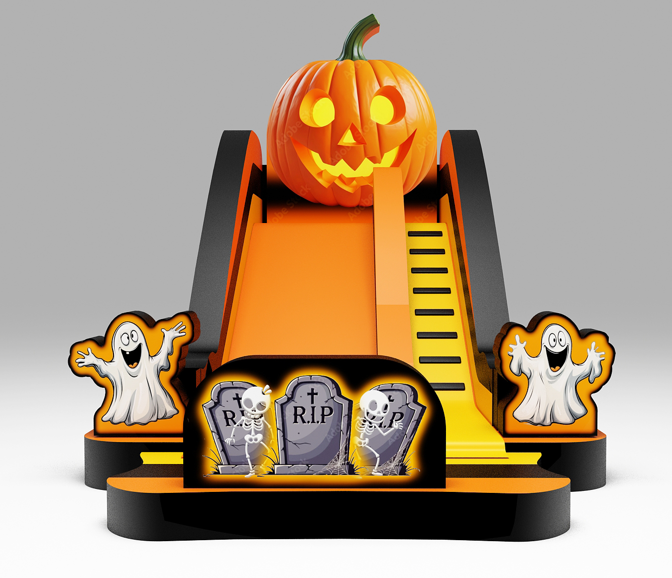 Zjeżdżalnia dmuchana "HALLOWEEN" - dmuchańce - Image 9