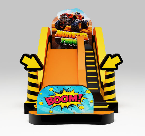 Zjeżdżalnia dmuchana "MONSTER TRUCK" - dmuchańce - Image 3