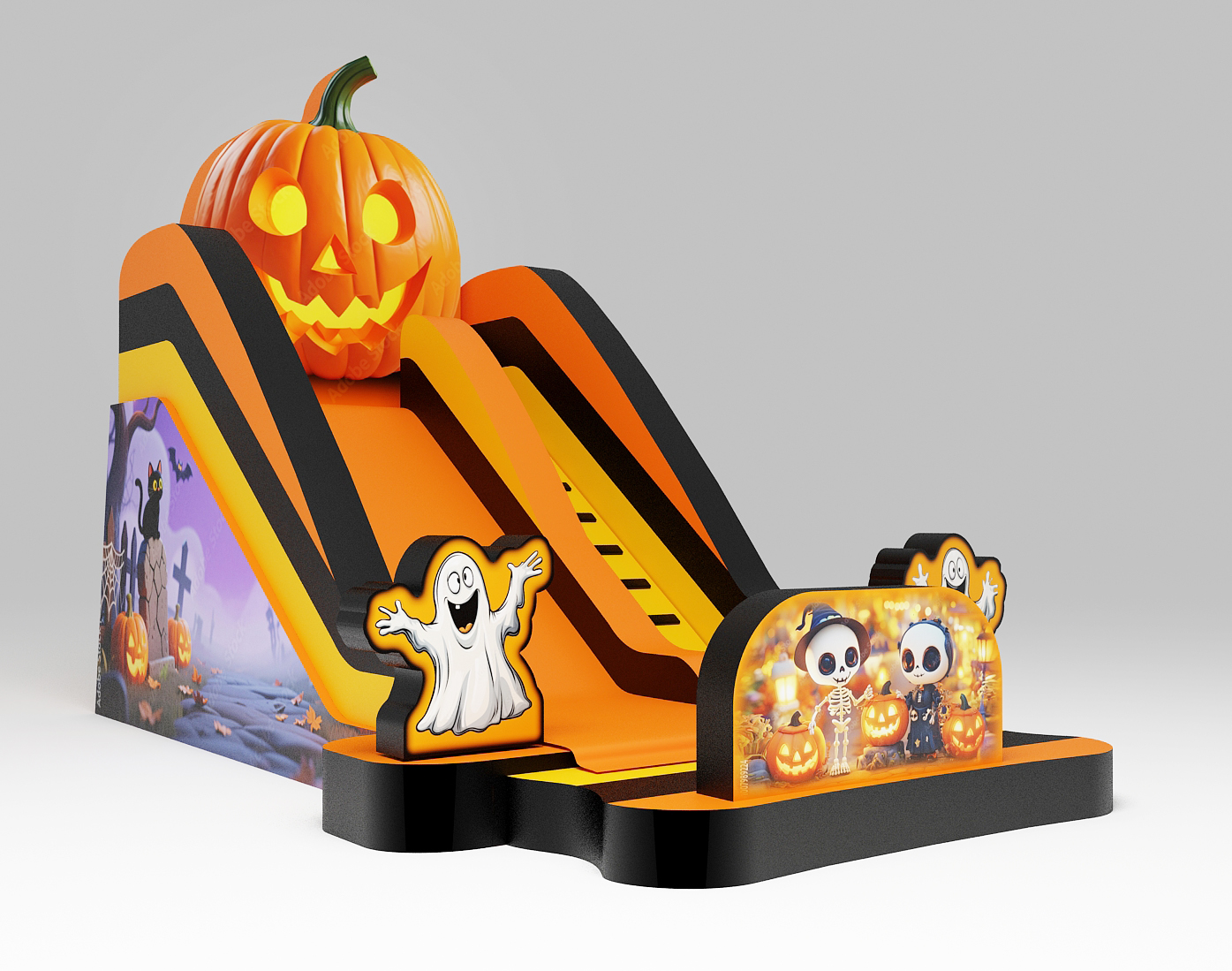 Zjeżdżalnia dmuchana "HALLOWEEN" - dmuchańce - Image 4