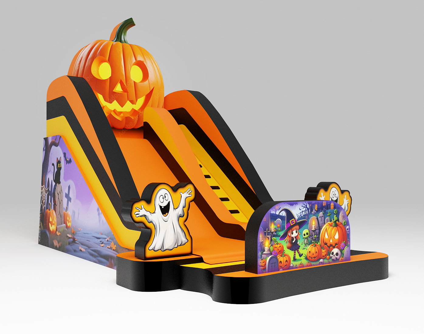 Zjeżdżalnia dmuchana "HALLOWEEN" - dmuchańce - Image 2